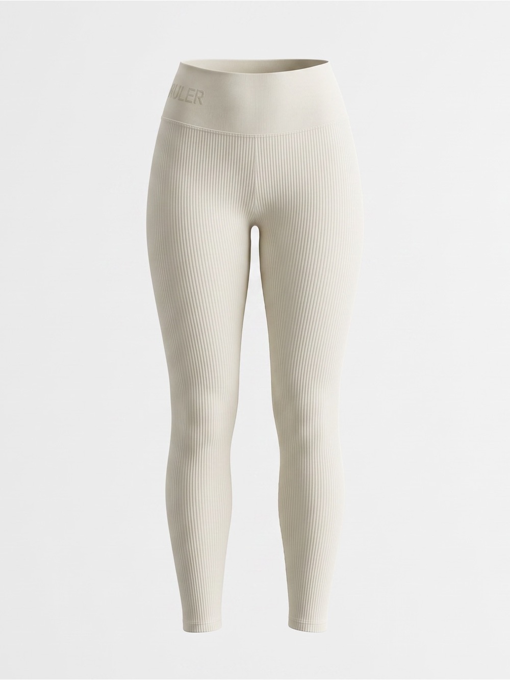 Stronger Women’s Ribbed High-Waist Leggings in Ivory - Size XS, NWOT